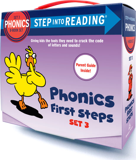 Step into Reading Set 3 Phonics First Steps Box Set: Includes 8 easy-to-decode books and Parent Guide