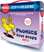 Step into Reading Set 3 Phonics First Steps Box Set: Includes 8 easy-to-decode books and Parent Guide
