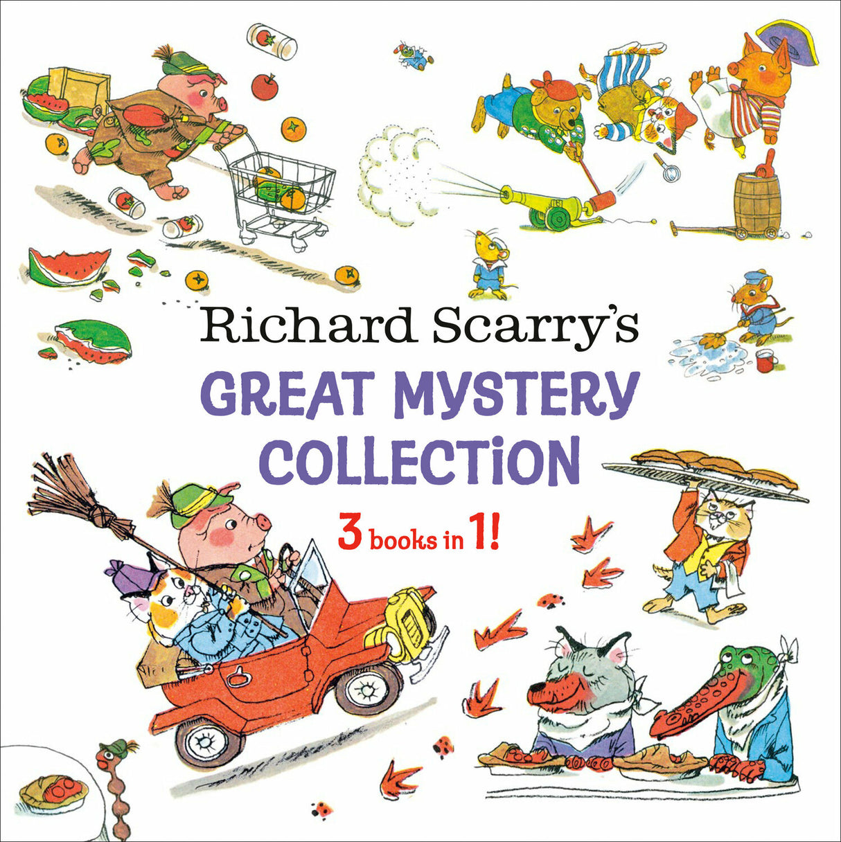 Richard Scarry's Great Mystery Collection: 3-books-in-1!