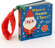Where's Santa Claus?: A Stroller Book: (An Interactive, Sensory Lift-the-Flap Book with Felt Flaps for Babies & Toddlers. Christmas Stocking Stuffer with a Polar Bear, Snowman, & Elf.)