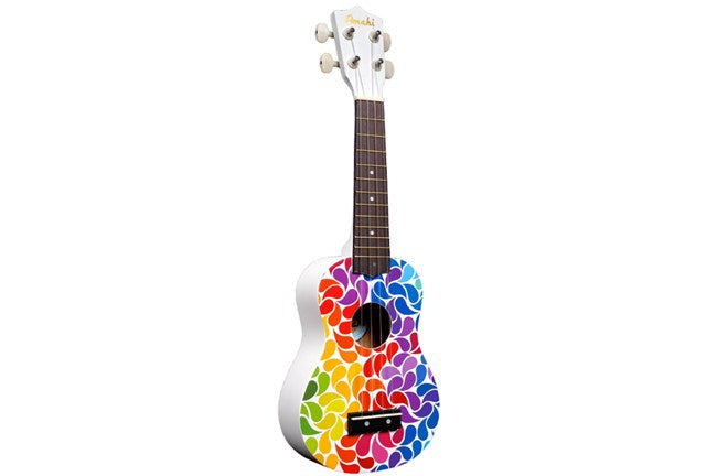 Amahi Ukulele - Rainbow Flower - Pickup Only
