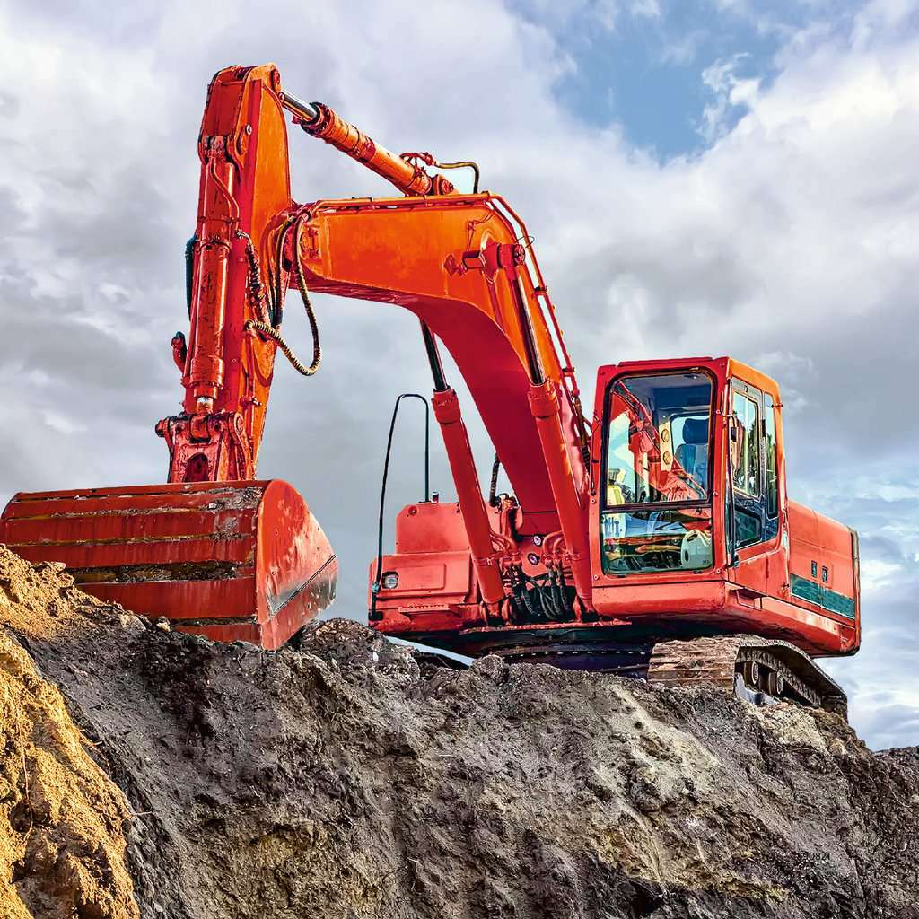 49 Piece Puzzle x 3, Diggers at Work