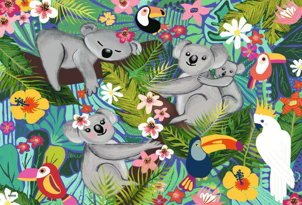 2x24 Piece Puzzles, Koalas And Sloths