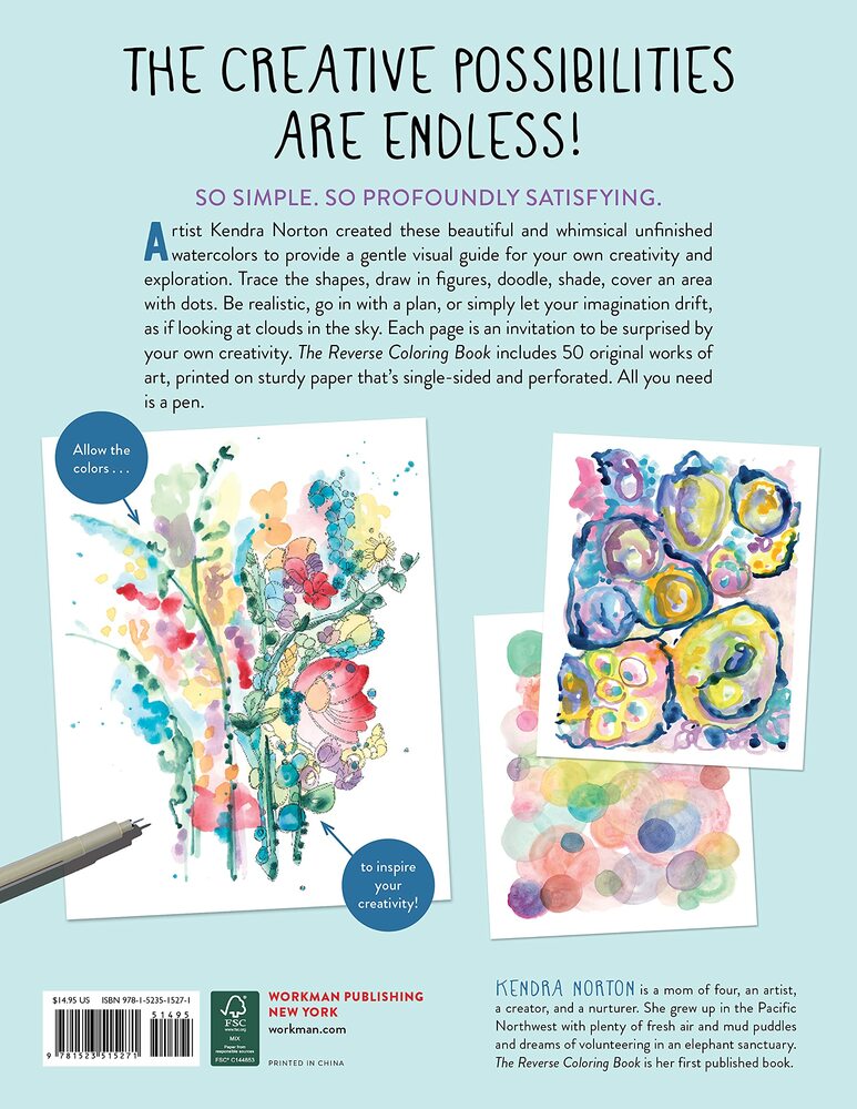 The Reverse Coloring Book Workman Publishing
