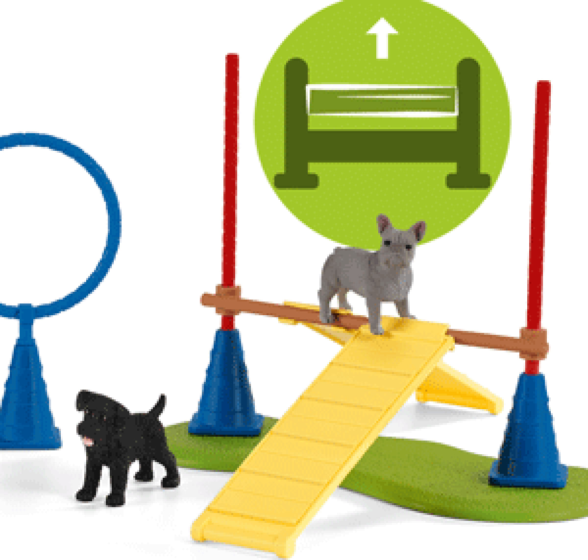 schleich Farm Life Puppy Agility Training