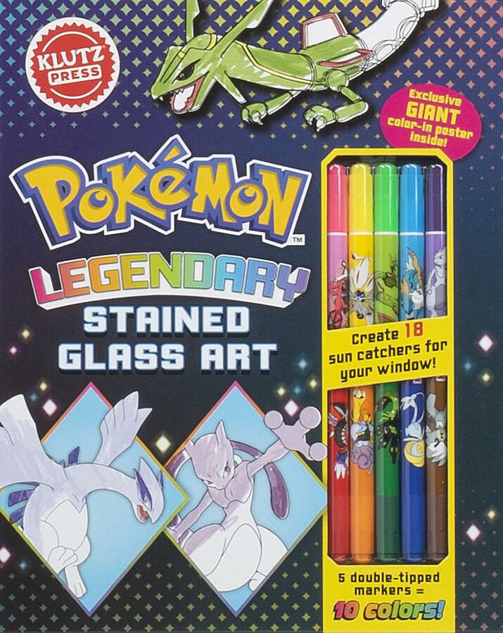 Pokémon Legendary Stained Glass Scholastic