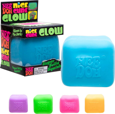 NeeDoh Glow Nice Cube (assorted)