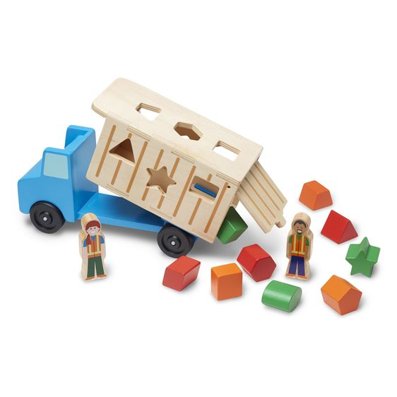 Shape-Sorting Dump Truck