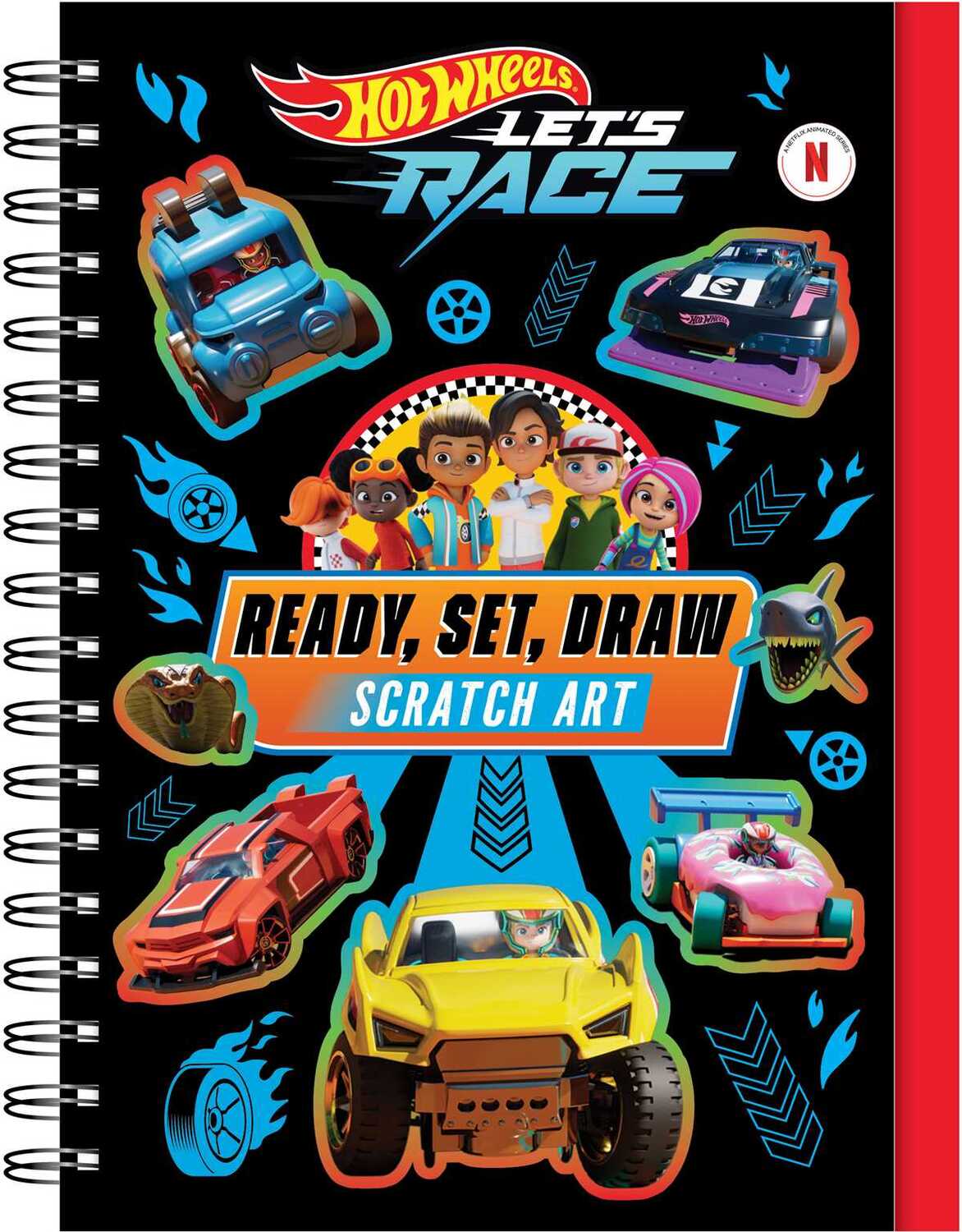 Hot Wheels Let's Race: Ready, Set, Draw - Scratch Art