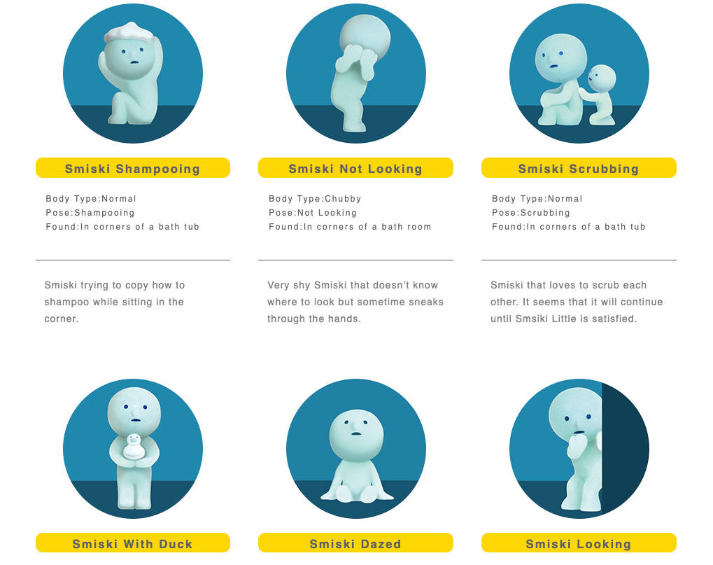 Smiski Bath Series - 1 Blind-Box Smiski