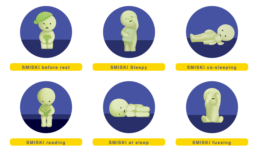 Smiski Bed Series - 1 Blind-Box Smiski