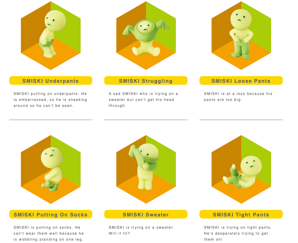 Smiski Dressing Series - Single Figure in Blind Box