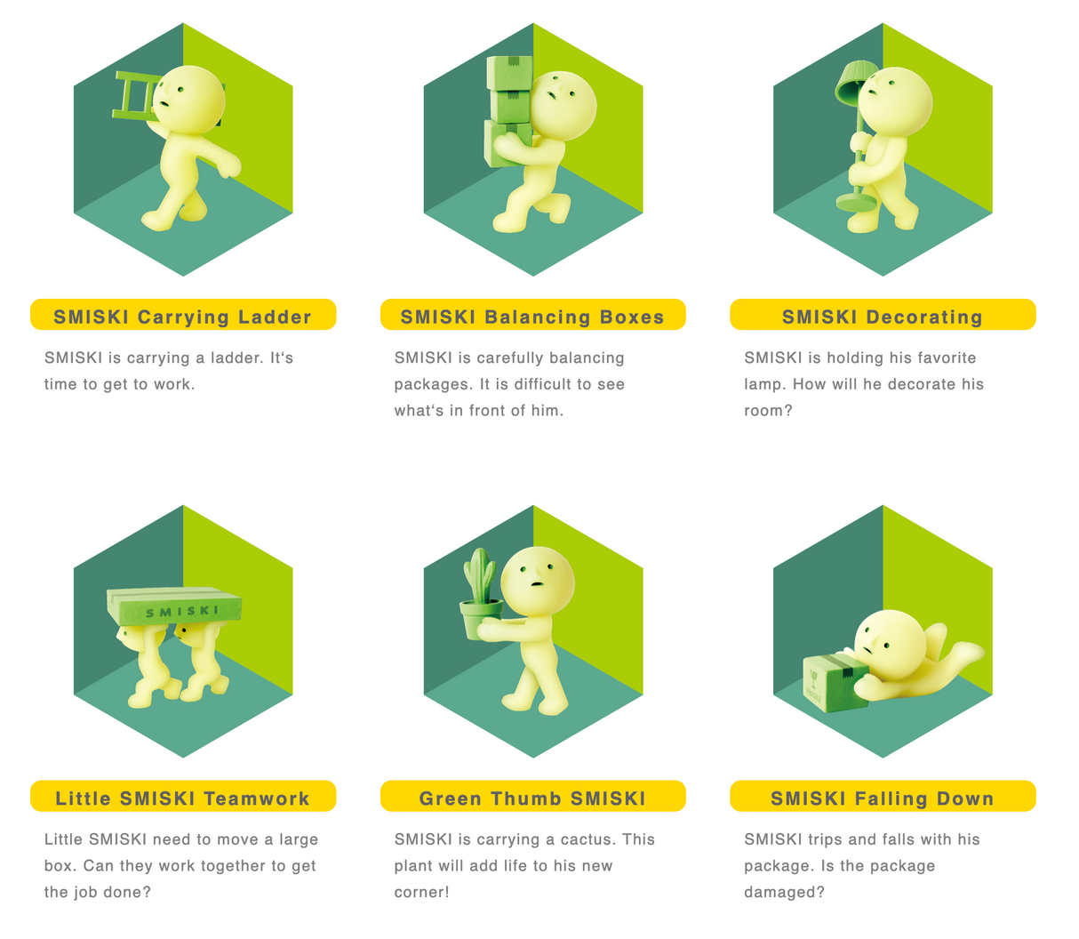 Smiski Moving Series - Single - Blind Box