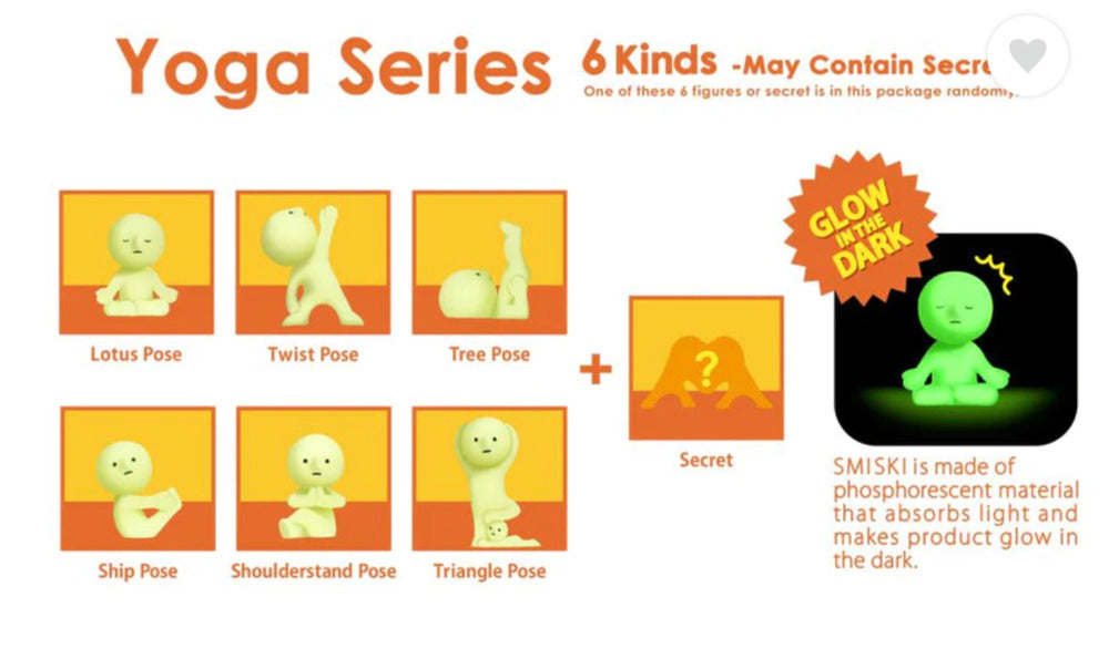 Smiski Yoga Series - Single Figure in Blind Box