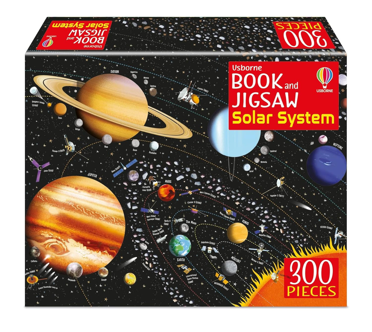 300 Piece Puzzle, Usborne Book and Jigsaw Solar System
