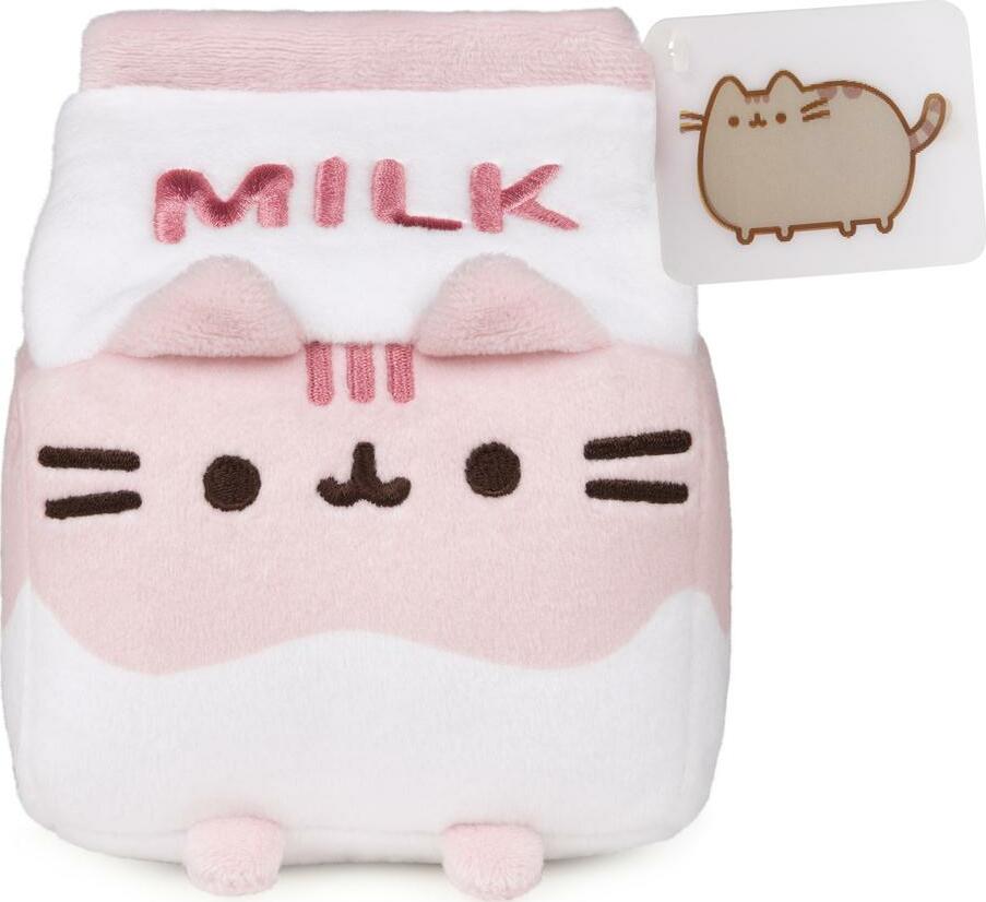 Pusheen Strawberry Milk Sip Plush - 6 in.