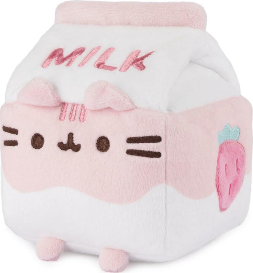 Pusheen Strawberry Milk Sip Plush - 6 in.