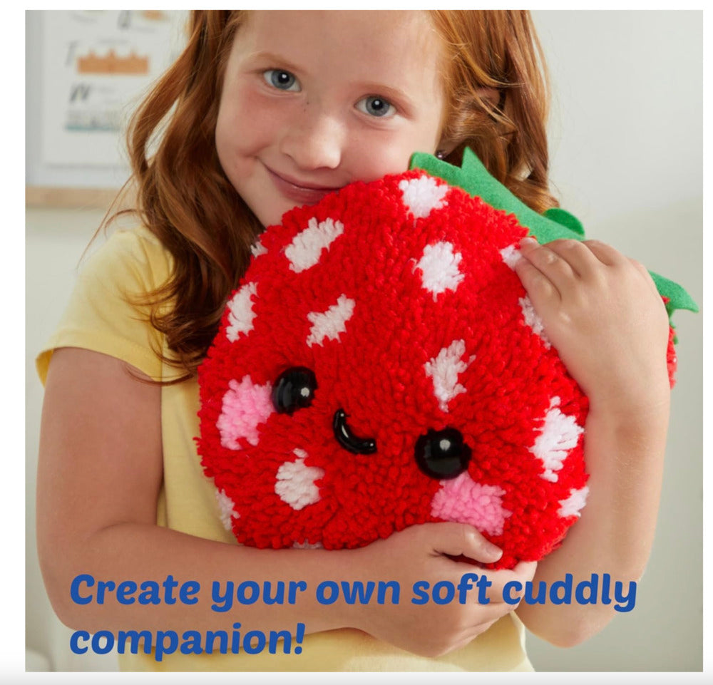 Latchkits Strawberry Pillow Latch Hook Kit