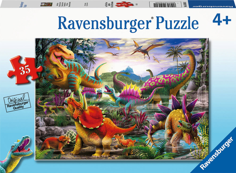 35 Piece Puzzle, T-Rex Terror