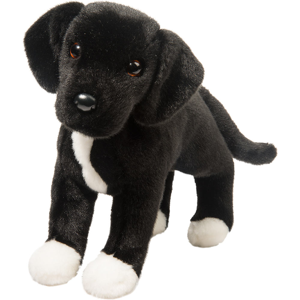 Twister Black Lab/Pit Bull Mix Stuffed Dog Douglas Toys