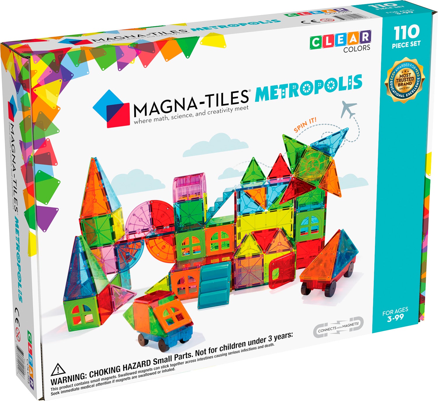 Magna-Tiles Metropolis 110 Piece Set - Pickup Only