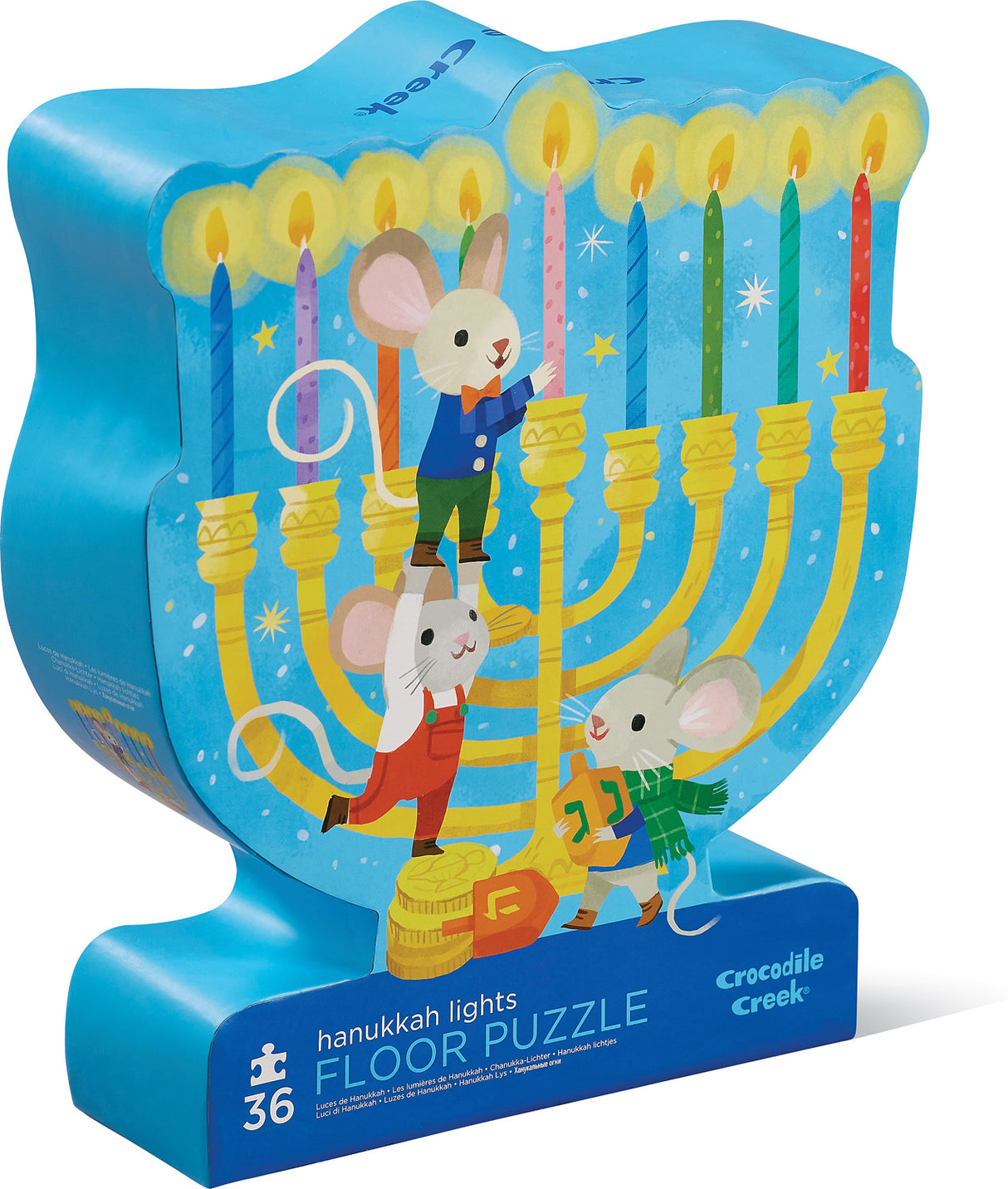 36 Piece Floor Puzzle, Hanukkah Lights