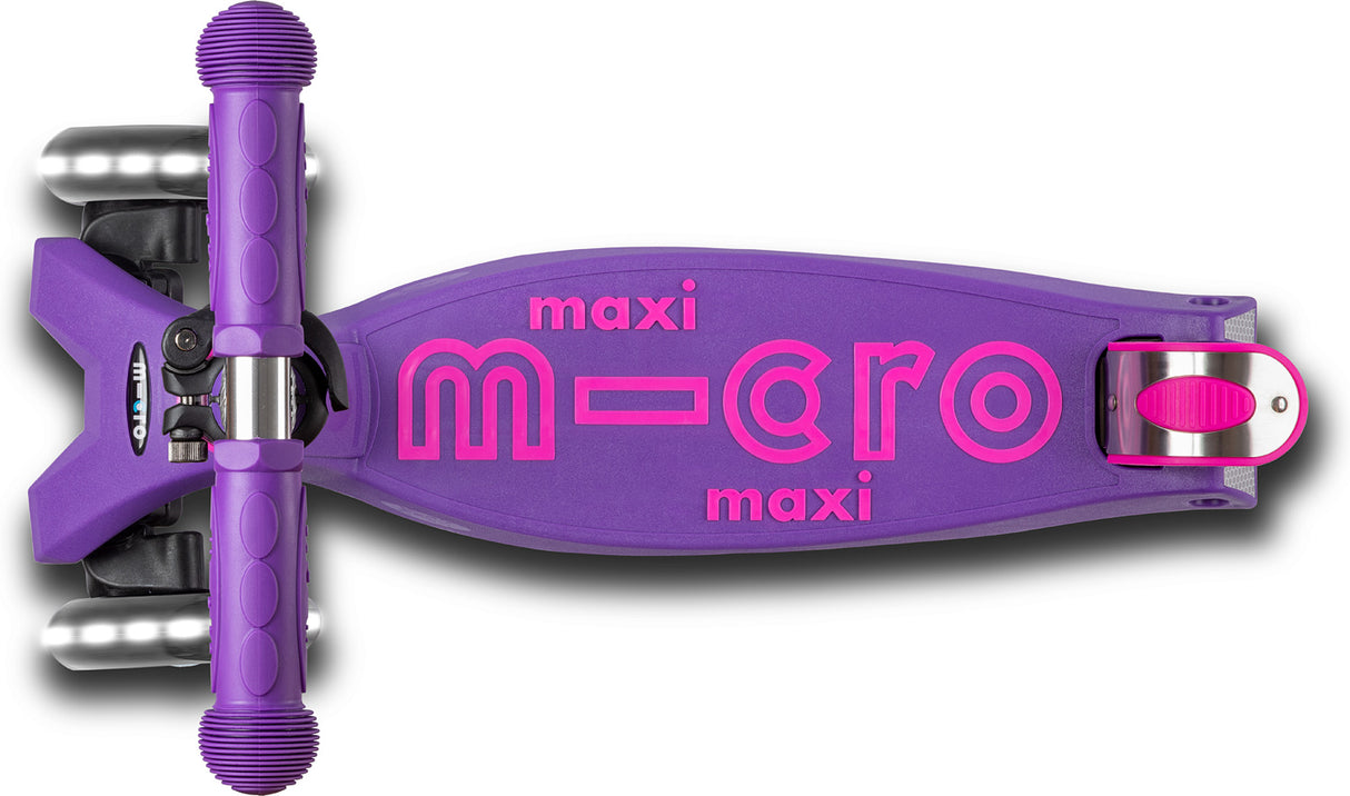 Maxi Deluxe LED Scooter - Purple - Pickup Only