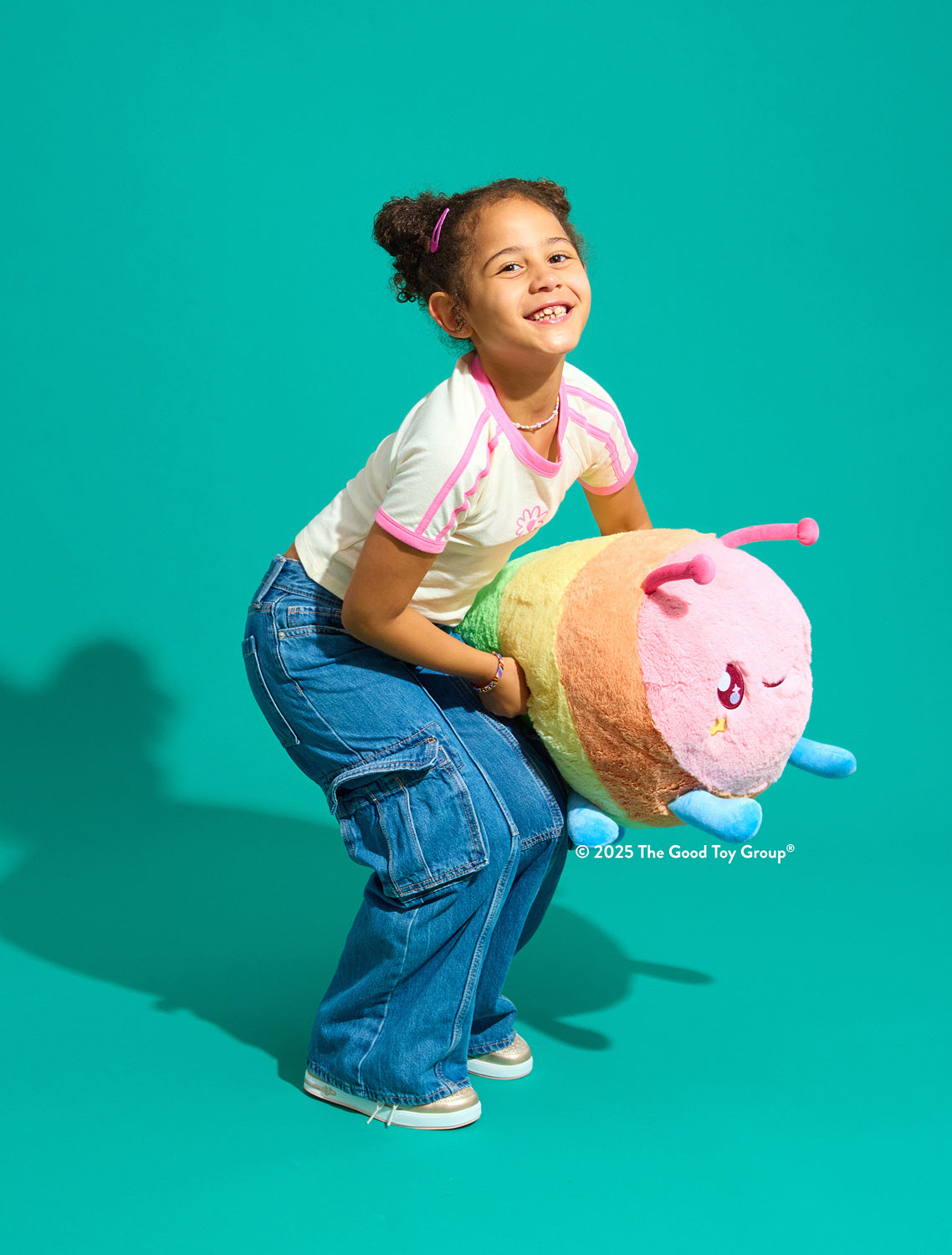 Mega Squishable Rainbow Caterpillar