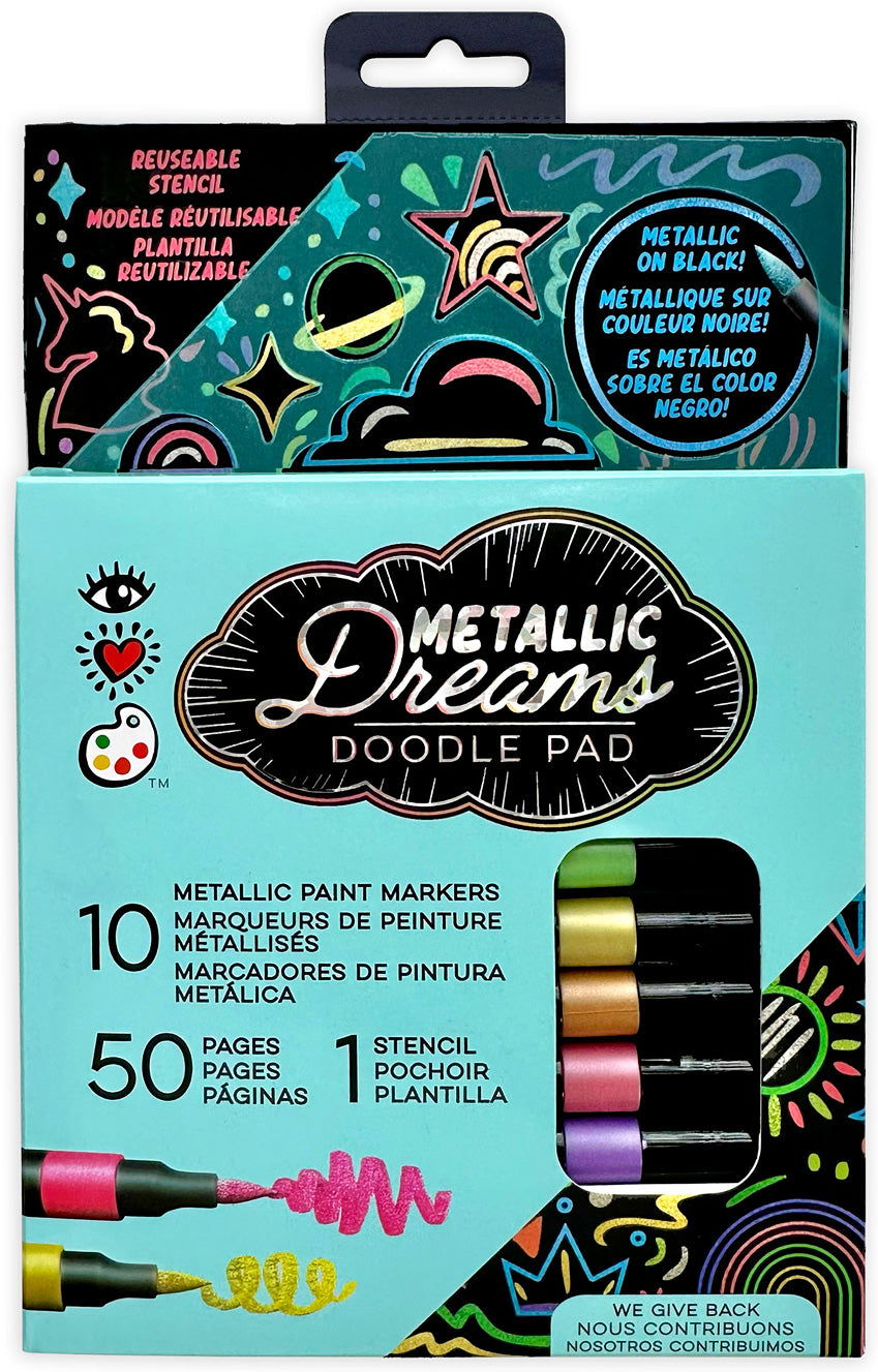 iHeartArt Metallic Dreams Doodle Pad