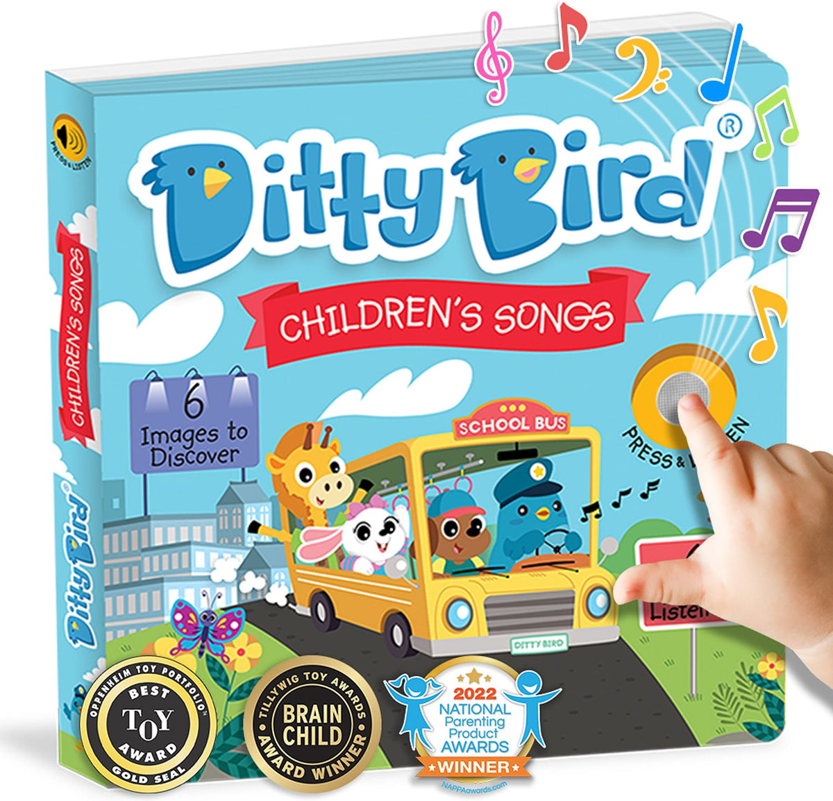 Ditty Bird Children's Songs - Interactive Musical Board Book Ditty Bird Books