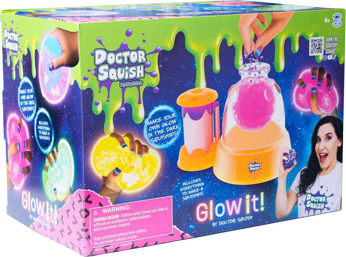 Doctor Squish Squishy Maker Station, Glow It! Edition