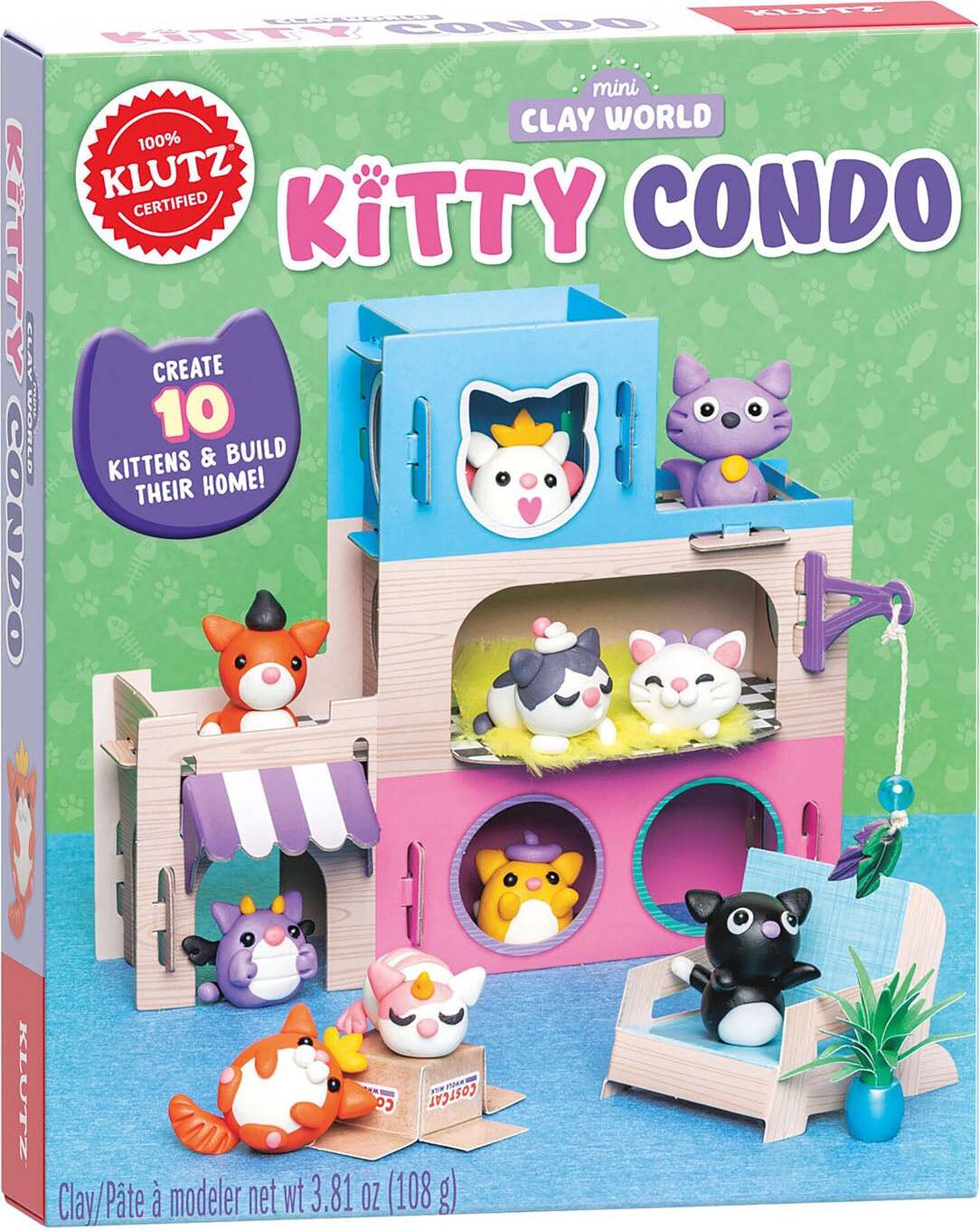 KLUTZ Mini Clay World Kitty Condo