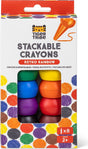 Stackable Crayons - Retro Rainbow