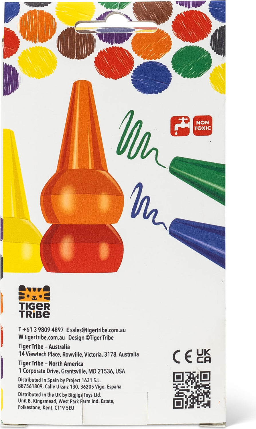 Stackable Crayons - Retro Rainbow