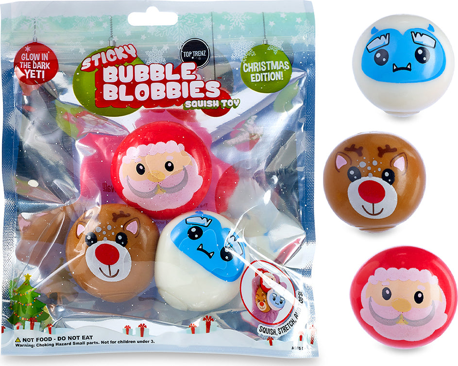 Sticky Bubble Blobbies -Christmas Edition