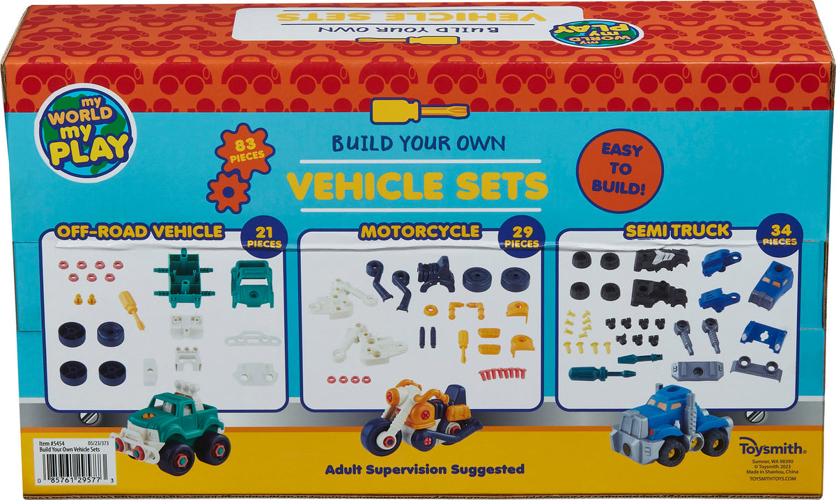 My World My Play Build Your Own Vehicle Set