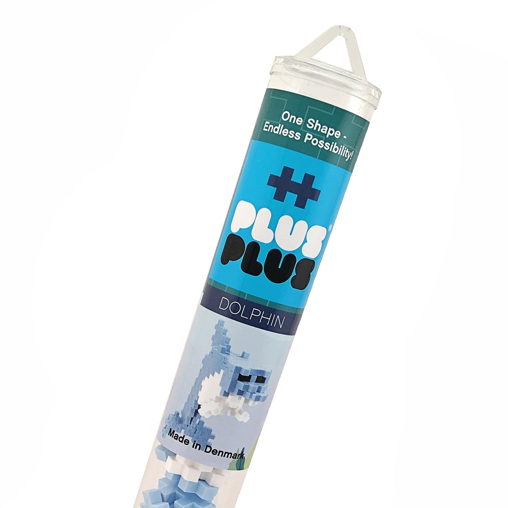 Plus-Plus 70 pc Tube, Dolphin