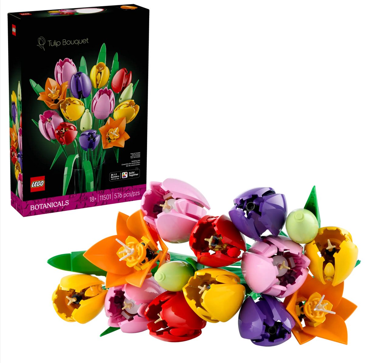 11501 Tulip Bouquet - LEGO Botanicals – Pufferbellies Toys & Books