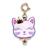 Gold Princess Kitty Charm