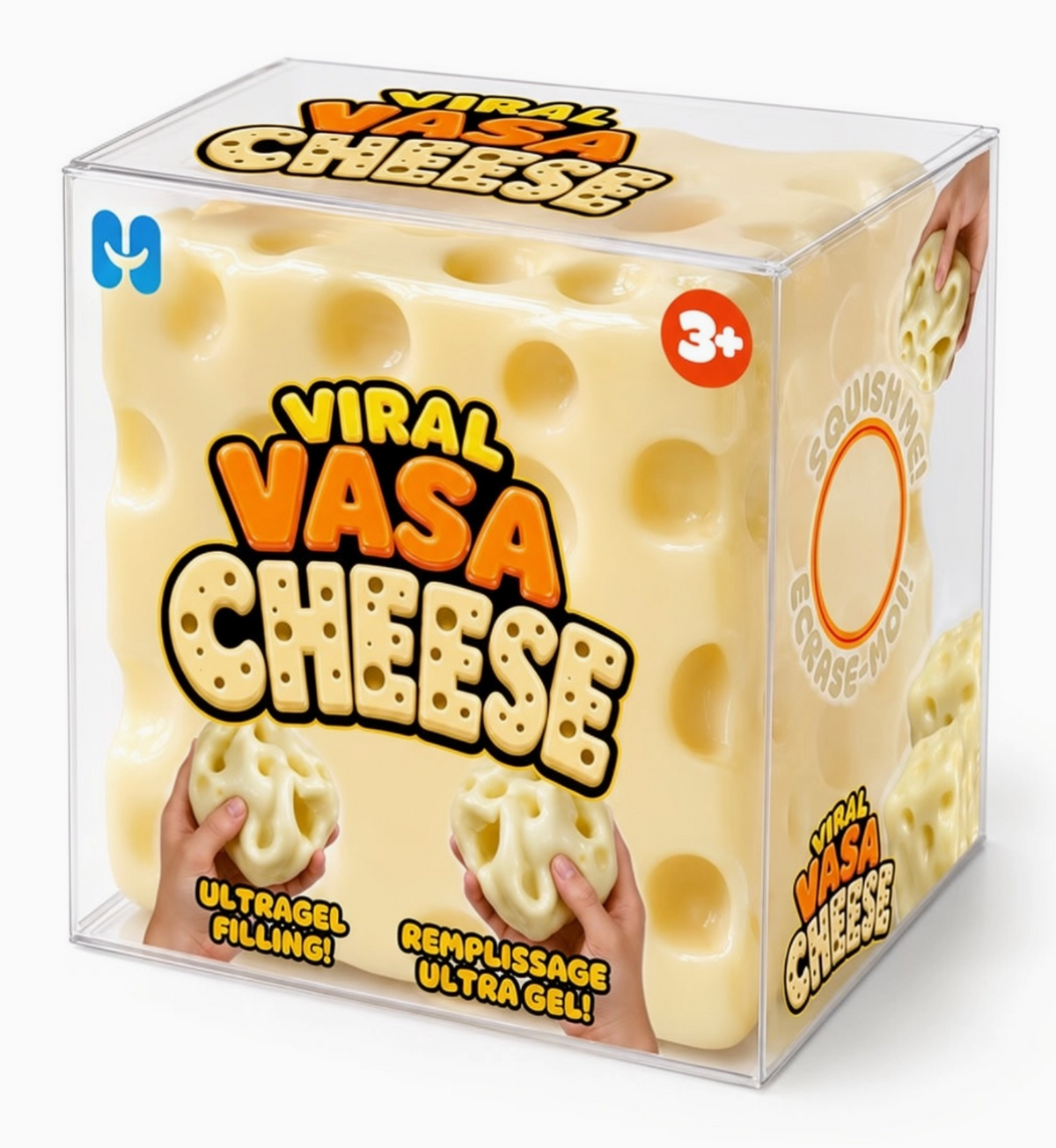 2.75" Viral Vasa Cheese Squishy