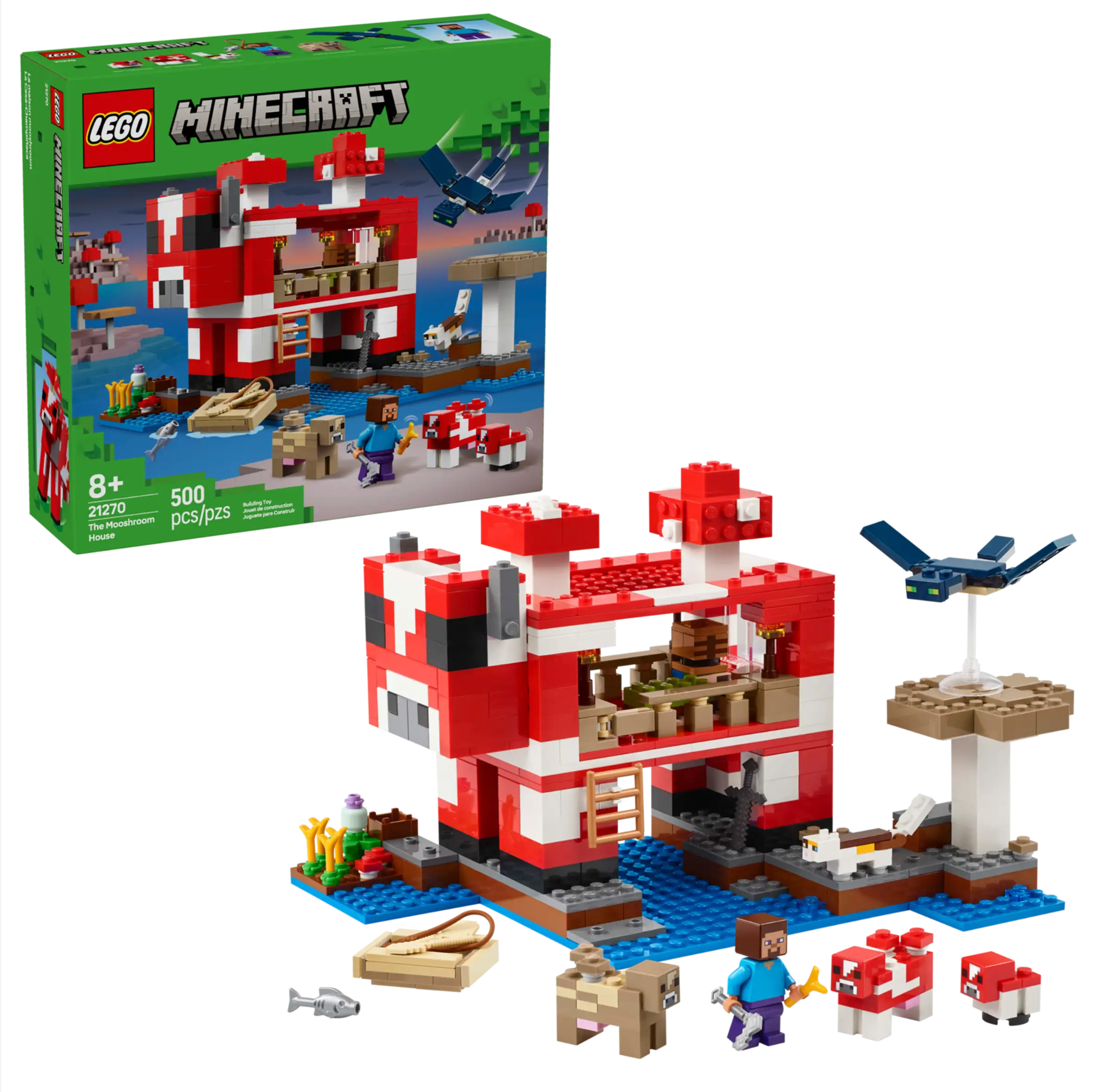 21270 The Mooshroom House - LEGO Minecraft – Pufferbellies Toys