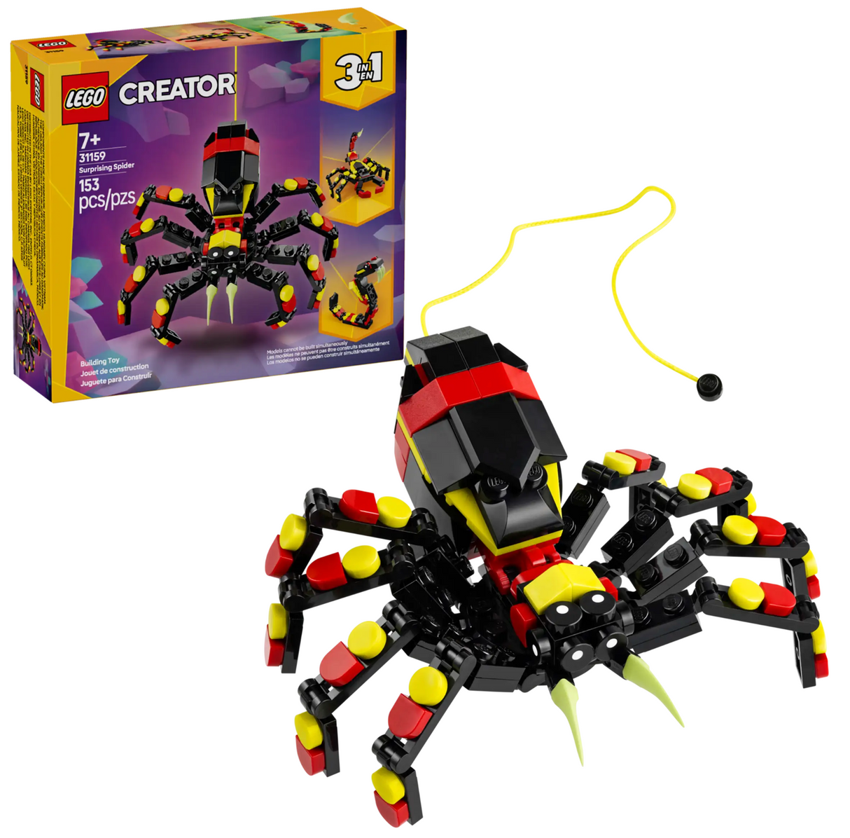 31159 Wild Animals: Surprising Spider - LEGO Creator 3 in 1