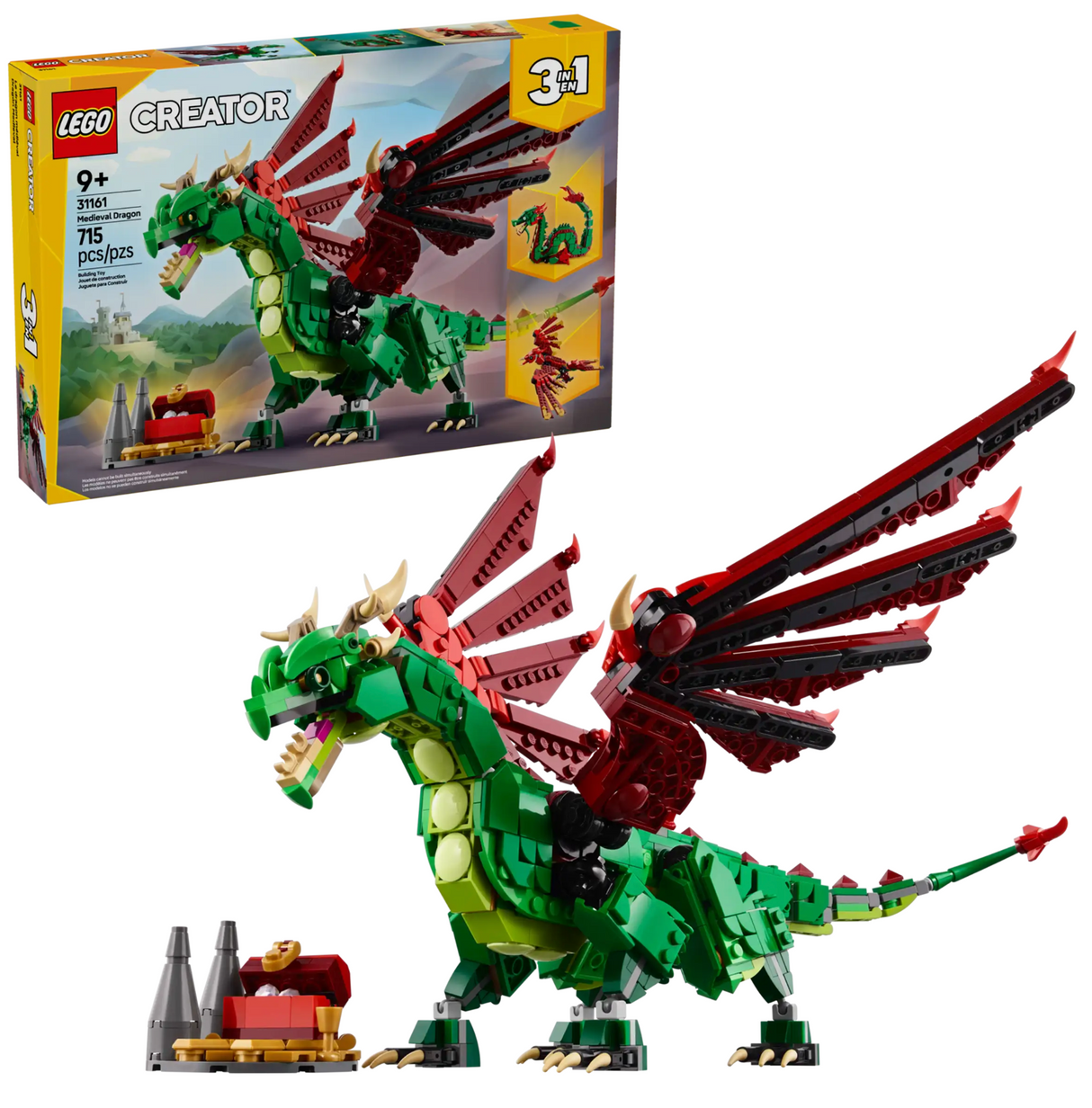 31161 Medieval Dragon - LEGO Creator 3 in 1