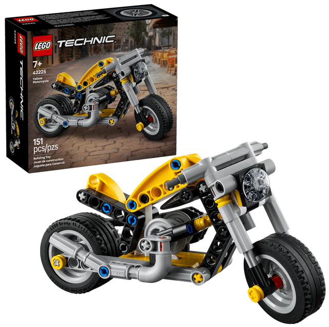 42225 Yellow Motorcycle - LEGO Technic