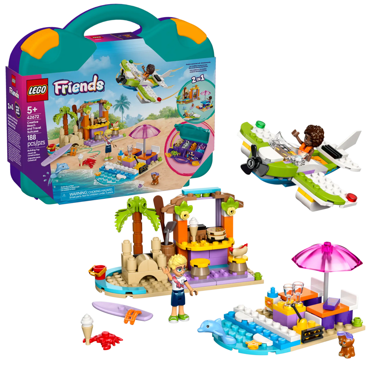 42672 Creative Beach and Travel Suitcase - LEGO Friends