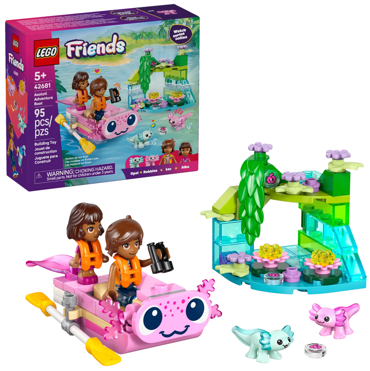 42681 Axolotl Adventure Boat - LEGO Friends