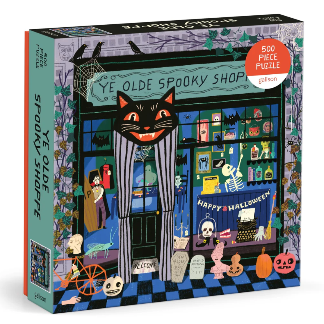 500 Piece Puzzle, Ye Olde Spooky Shoppe