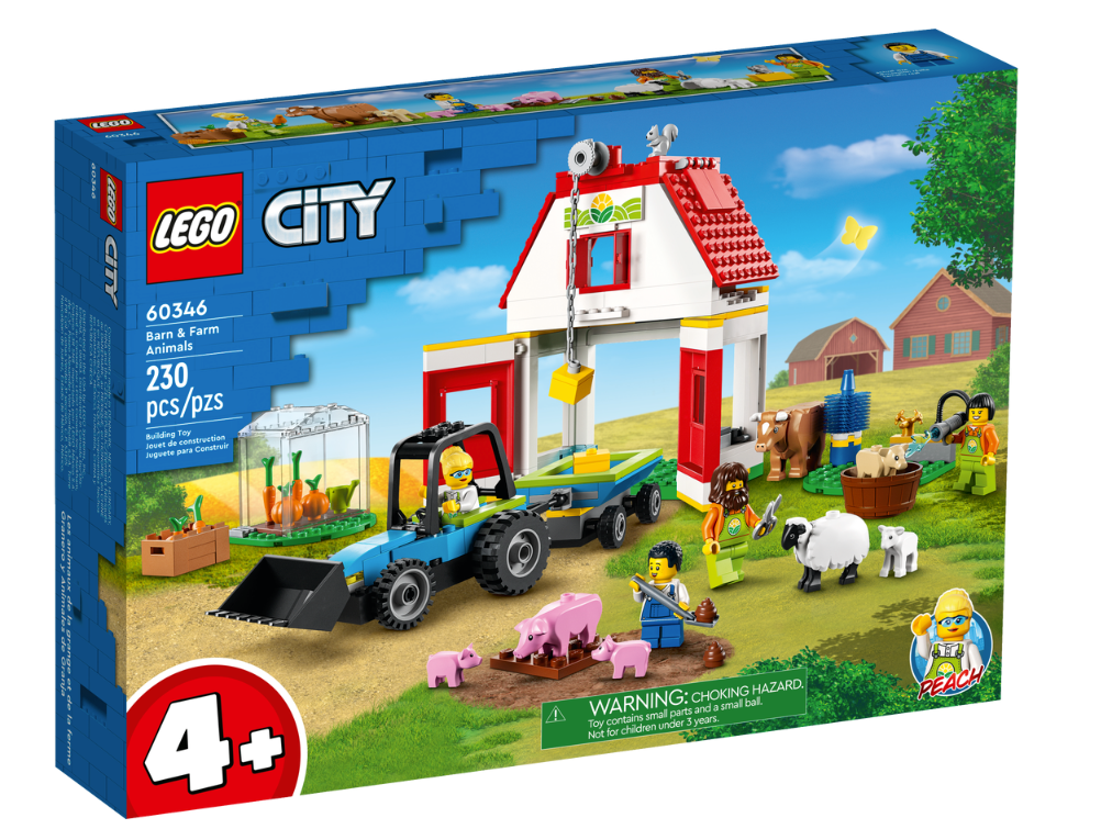 60346 Barn and Farm Animals - LEGO City - Pickup Only