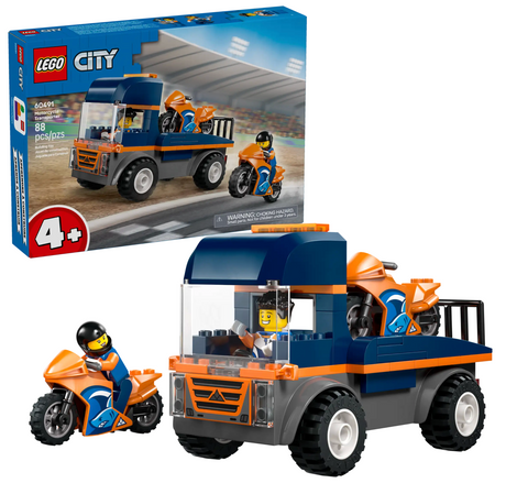 60491 Motorcycle Transporter - LEGO City