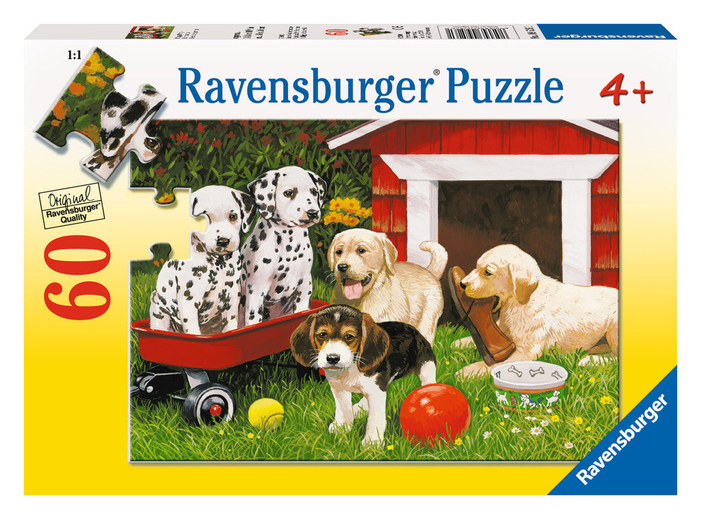 60 Piece Puzzle, Puppy Party